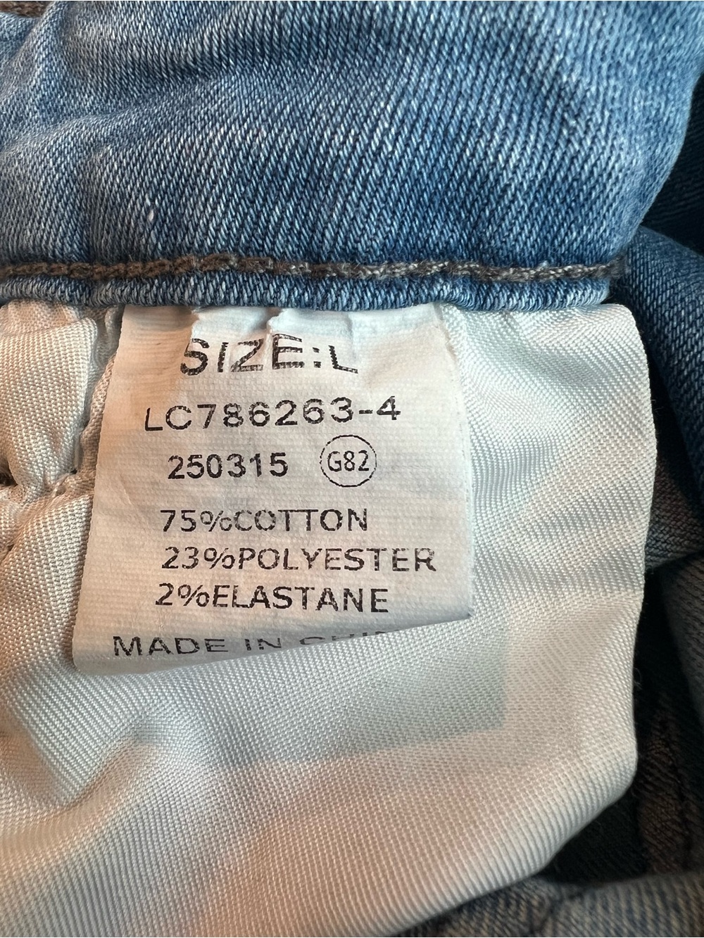 Distressed Denim Overalls Size L Stretch Raw Hem Cropped Straight Leg - Picture 3 of 10